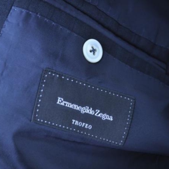 ZEGNA Trofeo Gray Modern 2Btn Suit - Picture 5 of 5